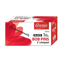 ANNIE BOB PINS 2IN 1LB - BLACK