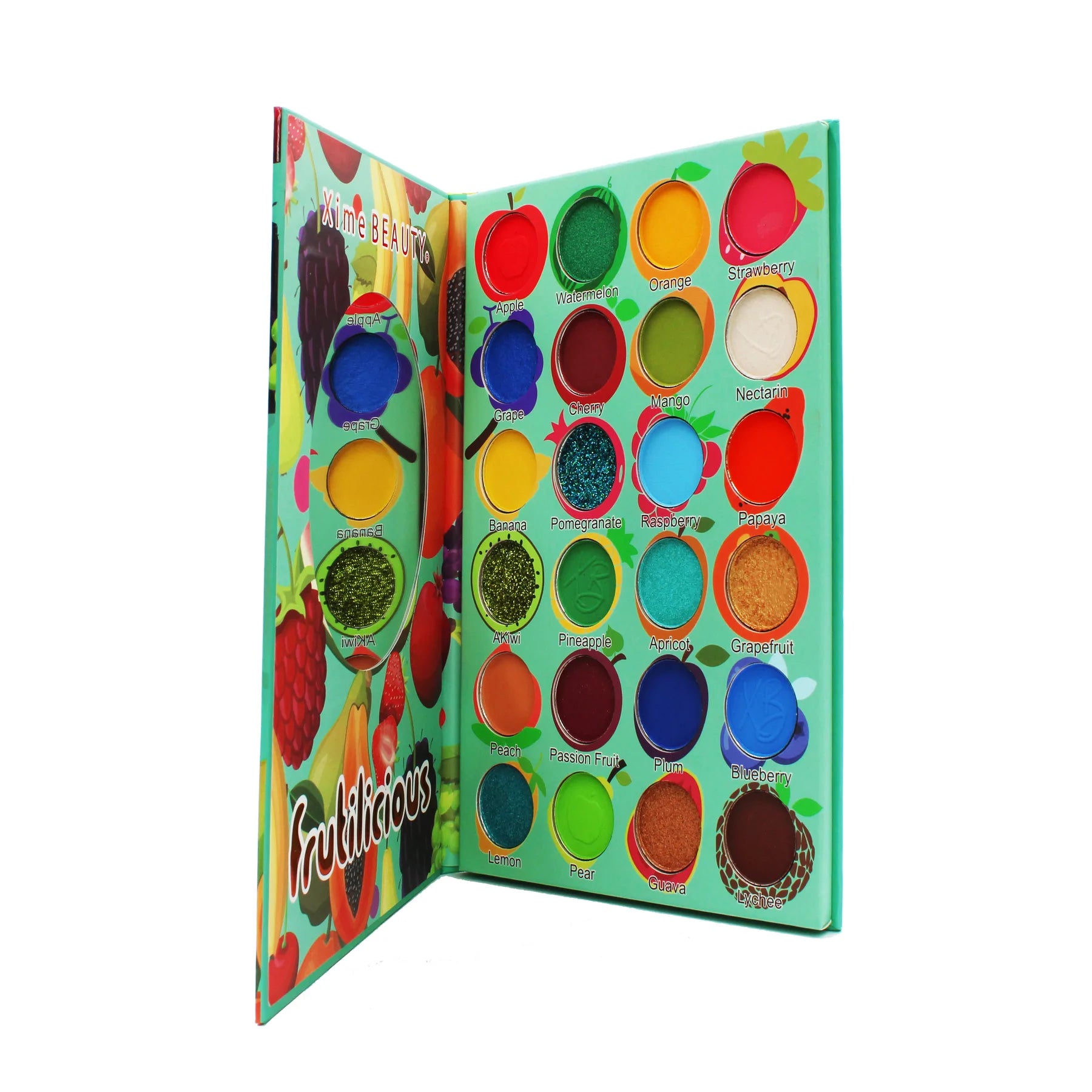 XIME BEAUTY FRUTILICIOUS 24-COLOR EYE SHADOW PALETTE