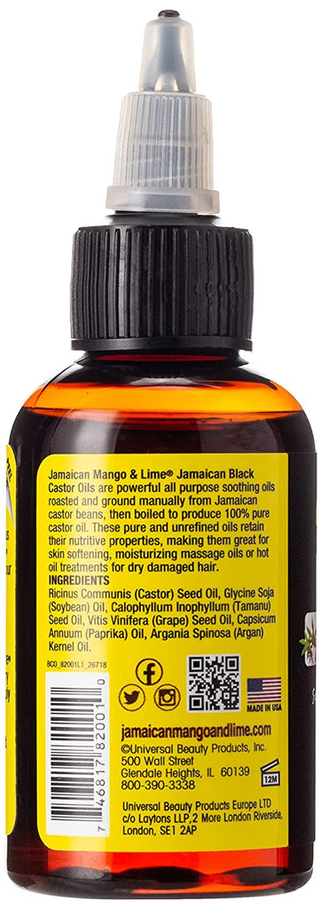 Jamaican Mango & Lime Black Castor Oil 