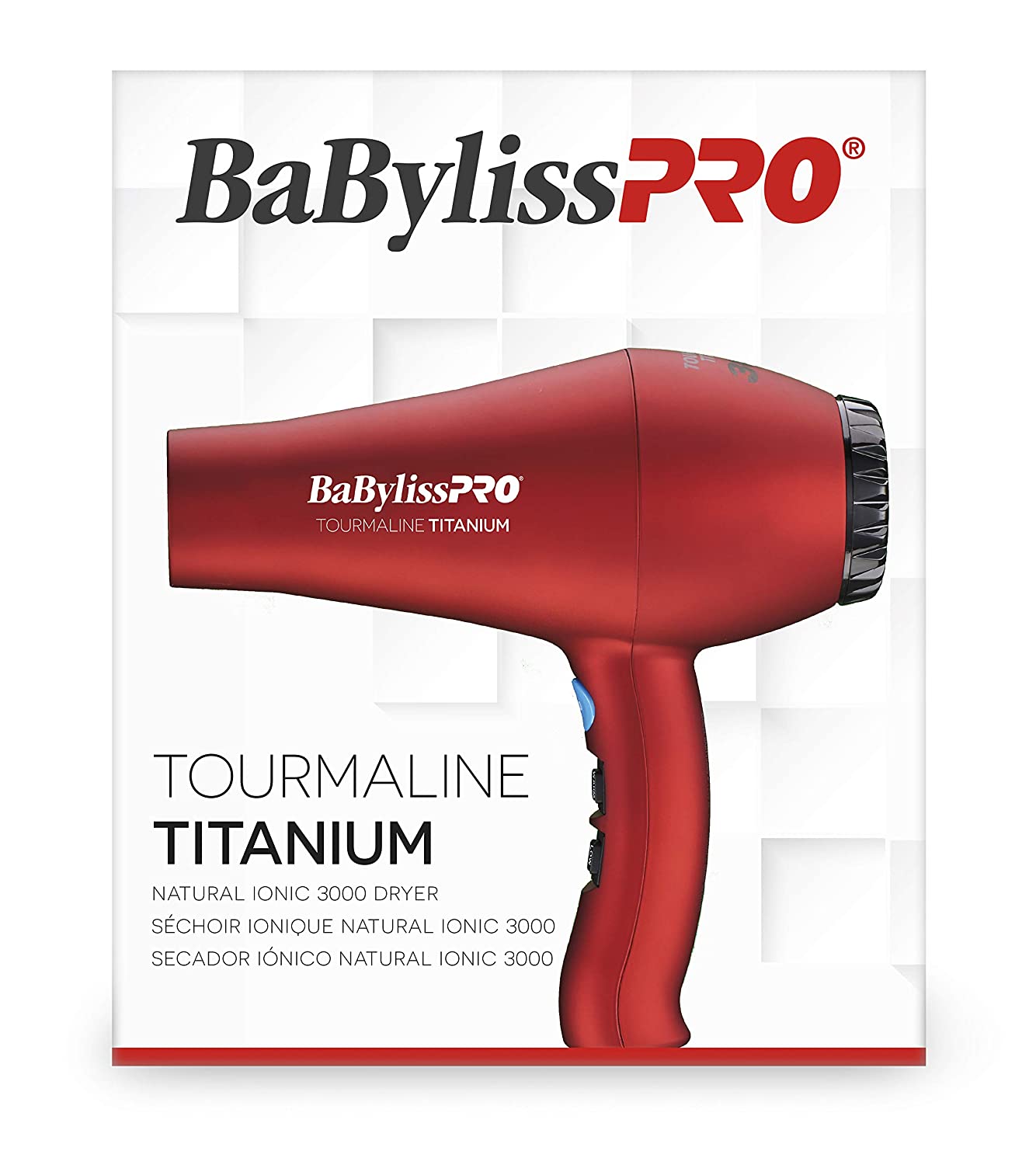 BABYLISSPRO TOURMALINE TITANIUM 3000 HAIR DRYER