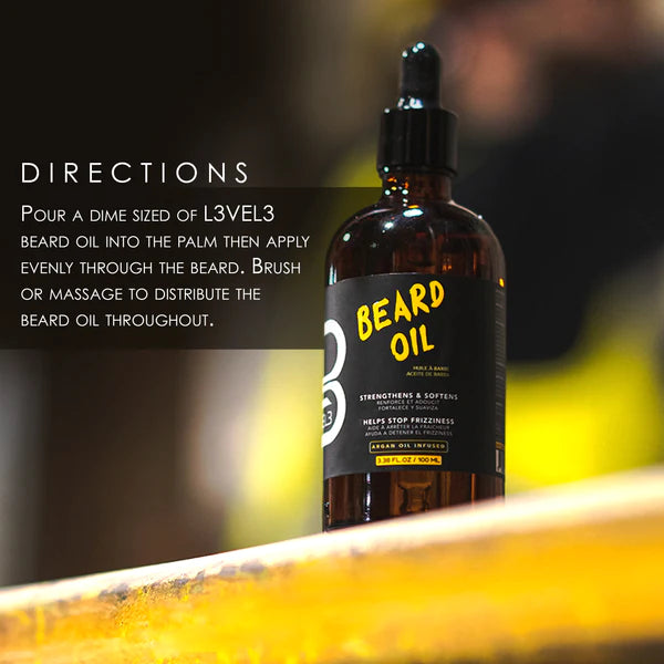 Level3 Strengthen and Soften Argan Beard Oil