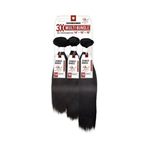 Sensationnel Bare & Natural 7A 100 % Human Hair 3-Bundle Pack- Straight