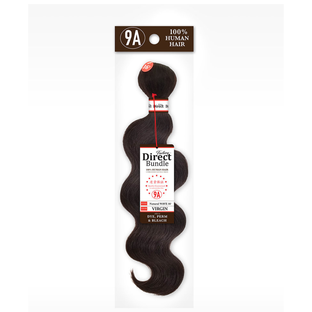Factory Direct 9A 100 Human Hair Body Wave Bundle Natural Body Wave