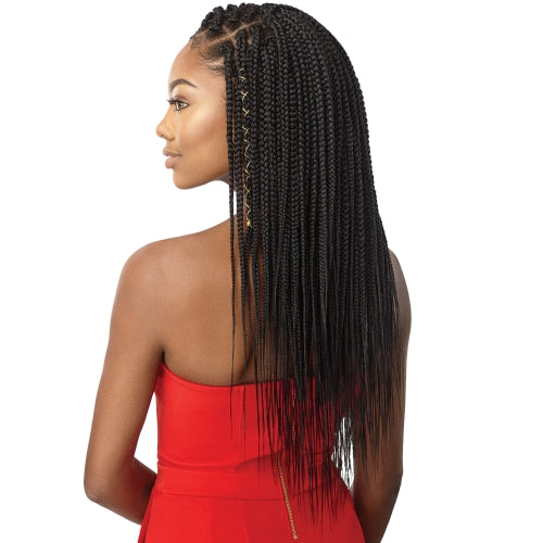 OUTRE XPRESSION CROCHET BRAID BOX BRAIDS MEDIUM NATURAL TIP 14" INCH