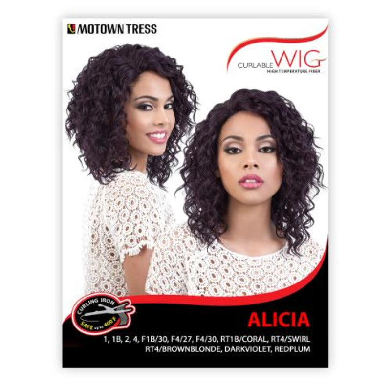 Motown Tress High Temperature Fiber Curlable Wig- Alicia