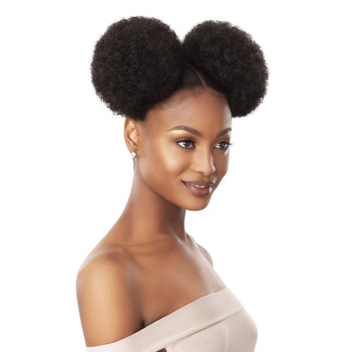 QUICK PONY (STYLE IN 30 SECONDS) TWO PONYTAIL AFRO PUFFS DUO- SIZE: LARGE
