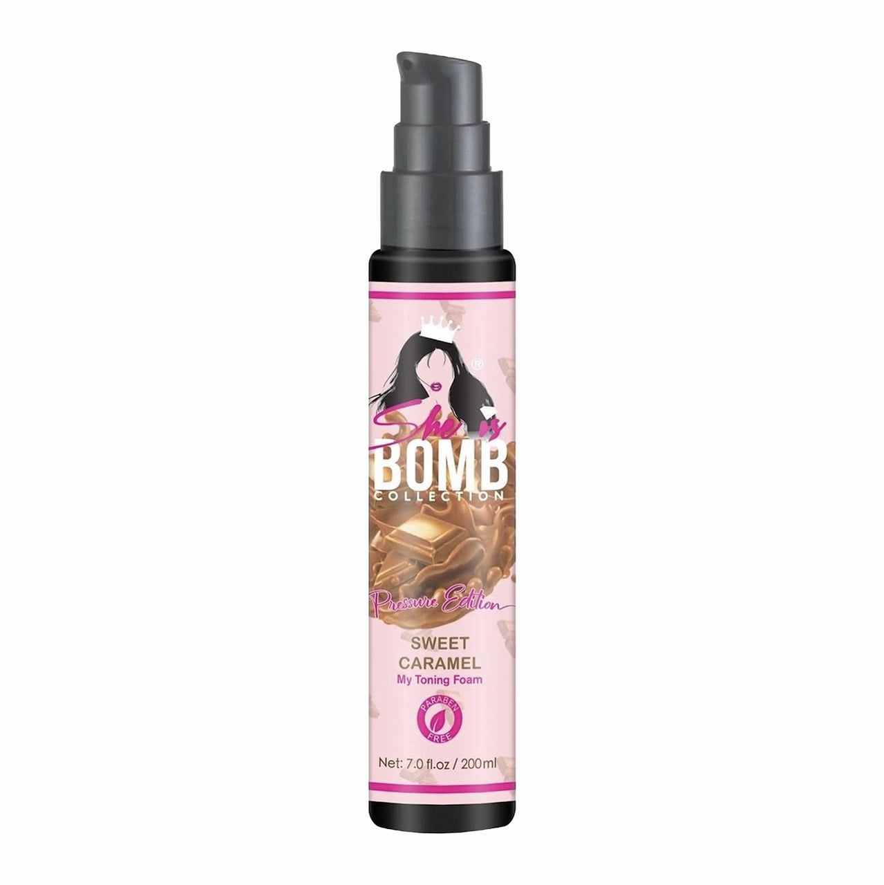 SHE IS BOMB - Sweet Caramel - My Toning Foam 7 fl oz. (200ml)