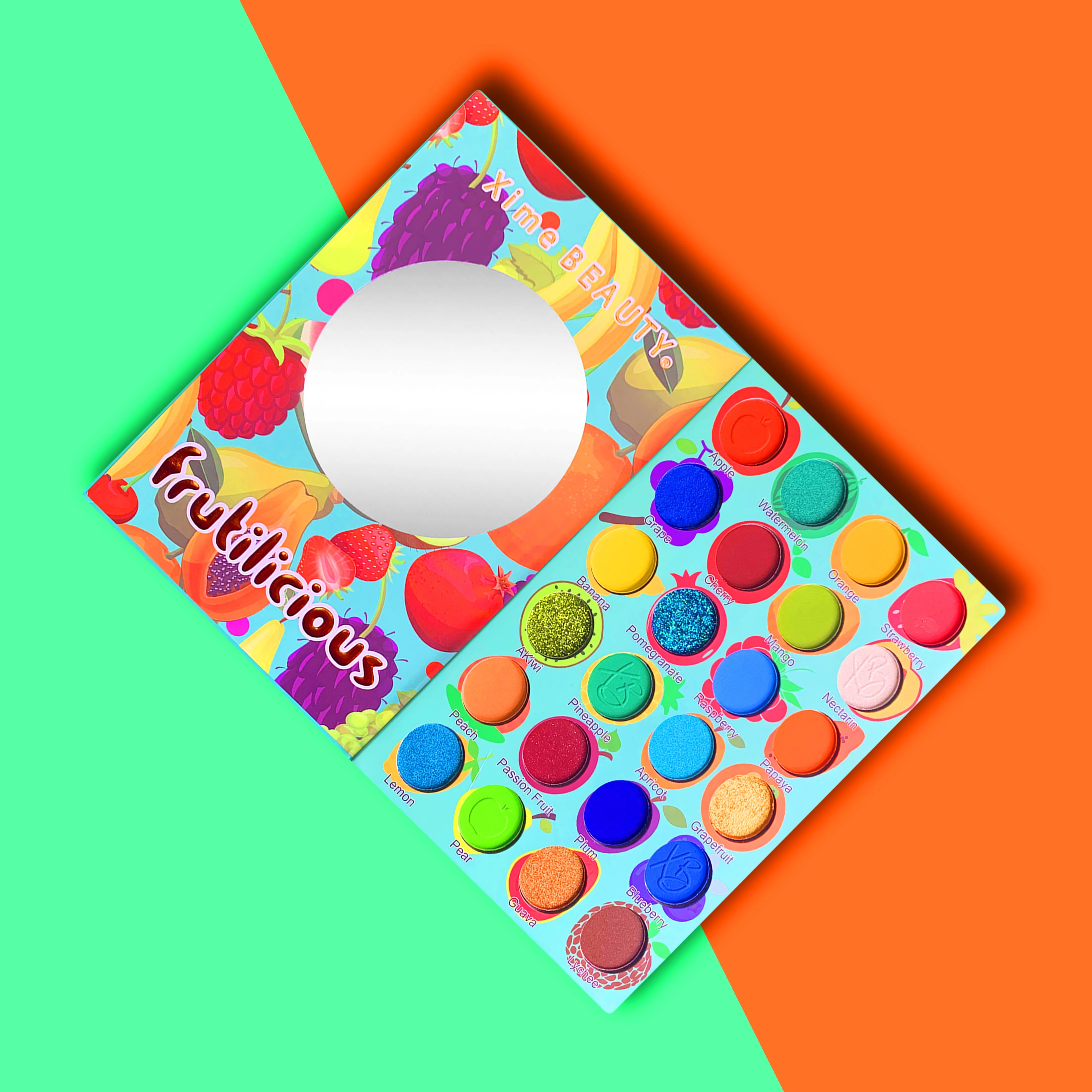XIME BEAUTY FRUTILICIOUS 24-COLOR EYE SHADOW PALETTE