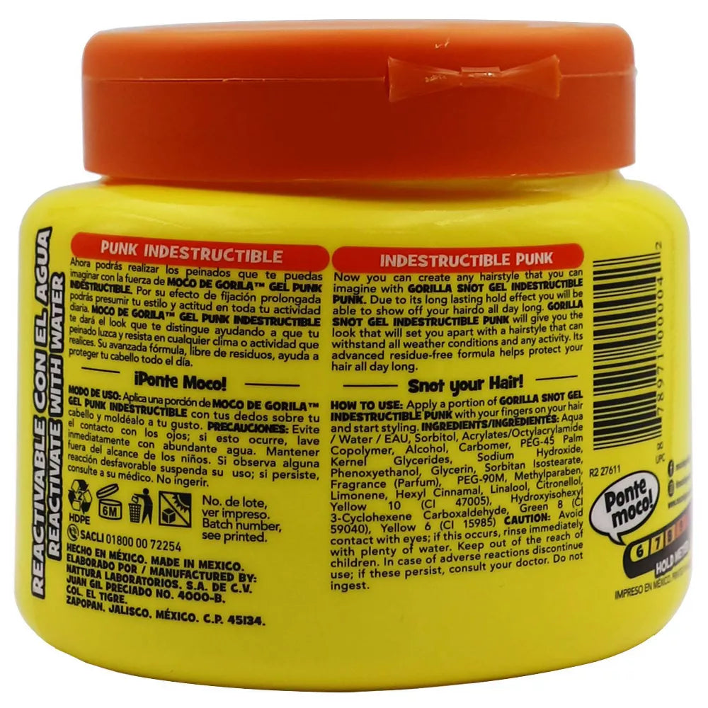 MOCO DE GORILA- GORILLA SNOT GEL Punk Yellow
