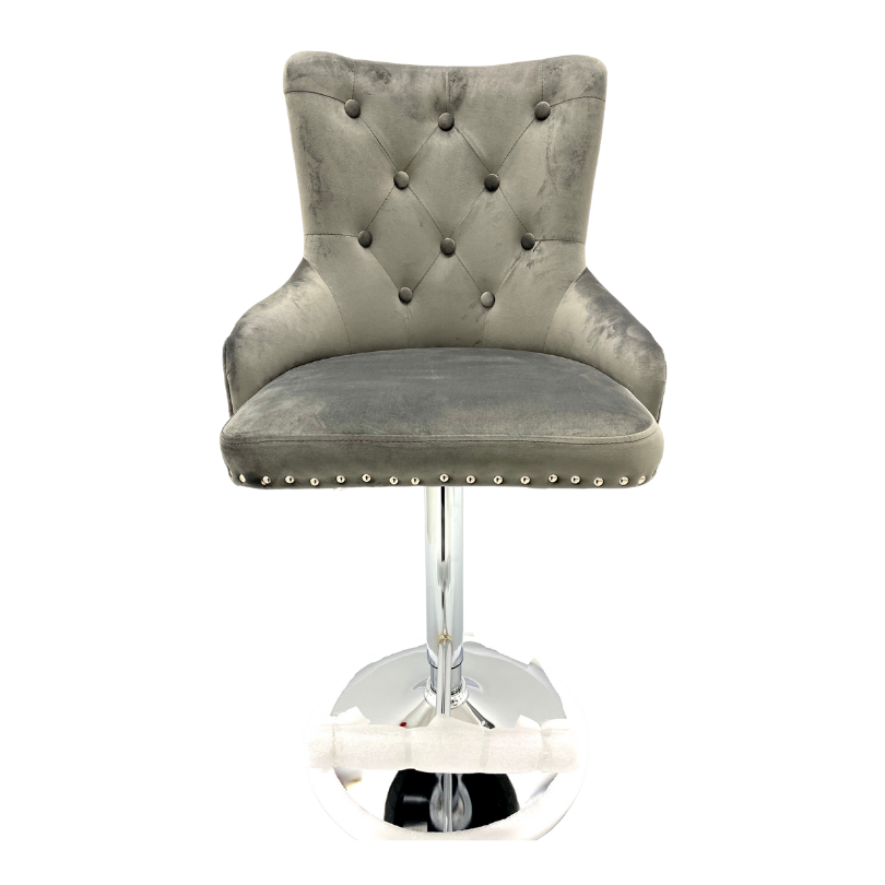 Luxury Velvet Pleated Salon/Vanity Chair