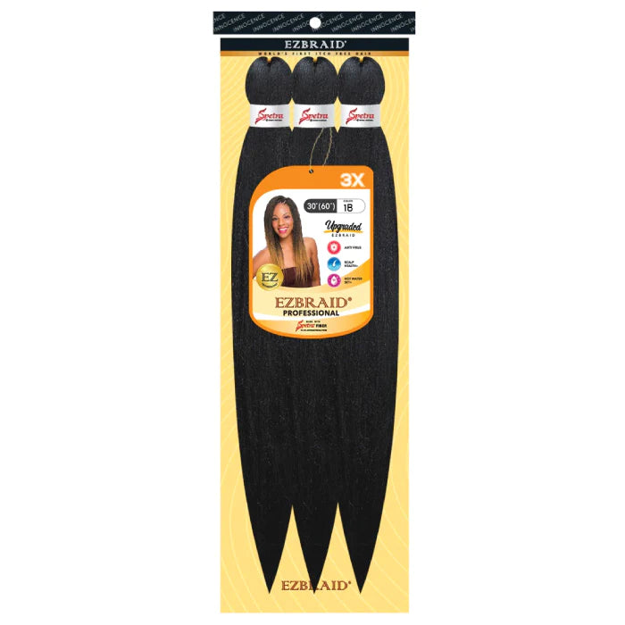 SPETRA EZ BRAID PRE-STRETCHED BRAIDING HAIR 3X'S PACK- 26 INCH