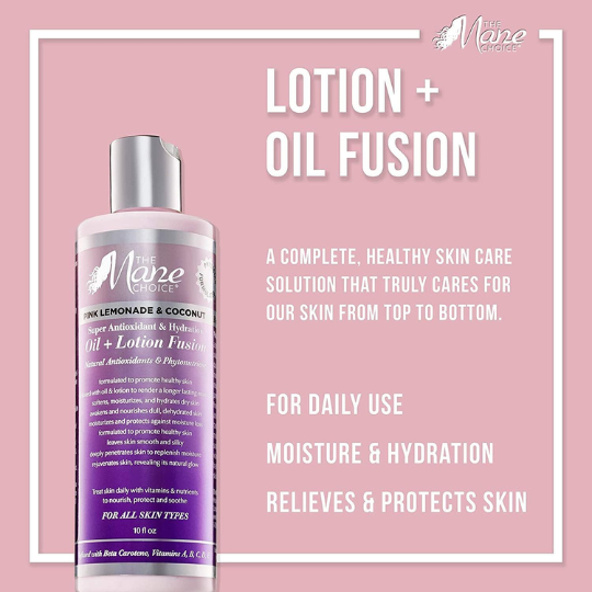 THE MANE CHOICE SUPER ANTIOXIDANT & HYDRATION OIL & LOTION FUSION 10OZ