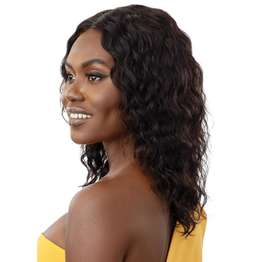 OUTRE THE DAILY WIG- WET & WAVY 100% HUMAN HAIR NATURAL WAVE- 16"