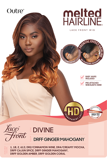 Melted Hairline HD Lace Front Wig- Divine