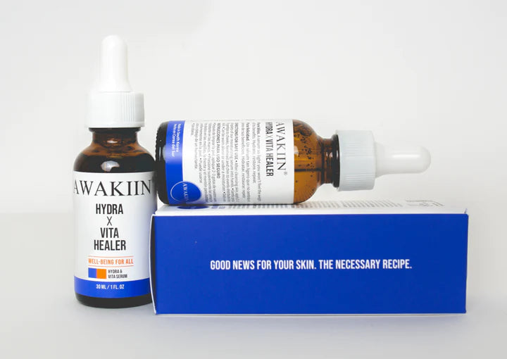 Awakiin Hydra x Vita Pore Minimizer Face Serum for Glowing Skin Vitamin C Serum - 1 oz