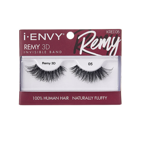 I-Envy Remy 3D 100% Human Hair Invisible Band Naturally Fluffy Lashes 
