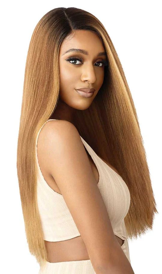 Synthetic High Definition Transparent Lace Front Wig: Elowin