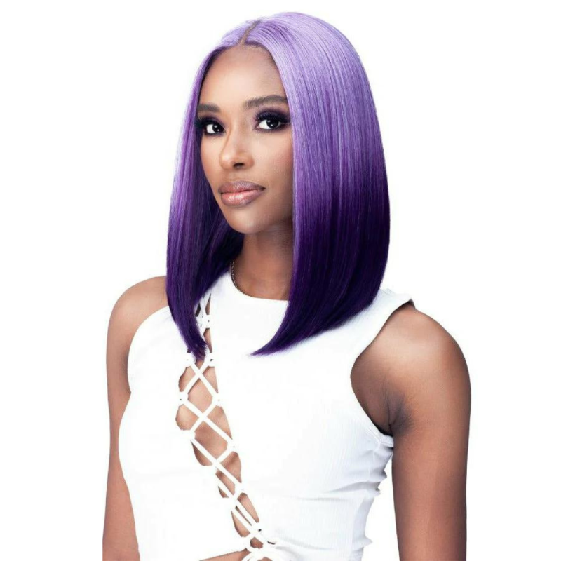 BOBBI BOSS GLUELESS FREE-PARTING PREMIUM SYNTHETIC HD LACE WIG- VIVIENNE