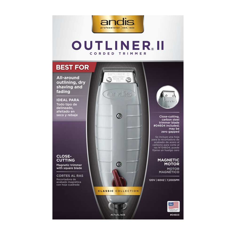 ANDIS OUTLINER II CORDED TRIMMER