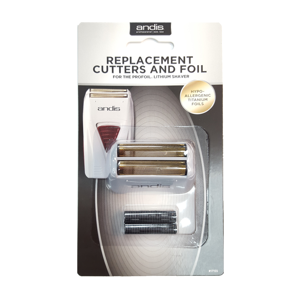ANDIS REPLACEMENT CUTTERS AND FOIL FOR THE PROFOIL-LITHIUM SHAVER