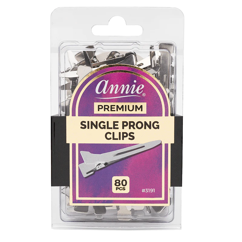 ANNIE PREMIUM SINGLE PRONG CLIPS 80CT