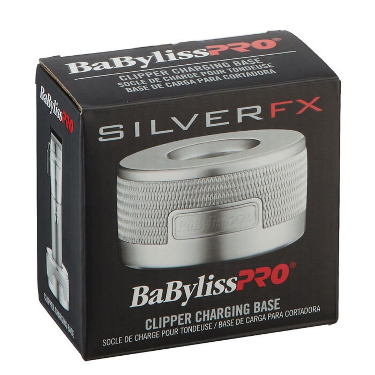 BABYLISS FX CHARGING BASE CLIPPER - SILVER