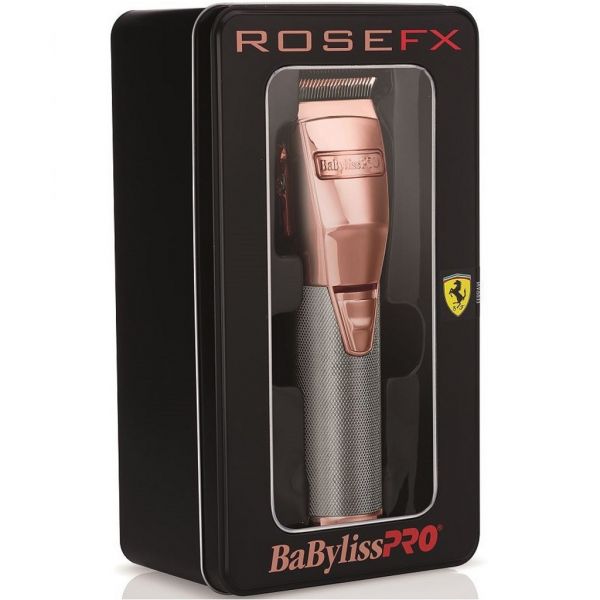 BabylissPro® RoseFX Metal Lithium-ion Clipper- Rose Gold