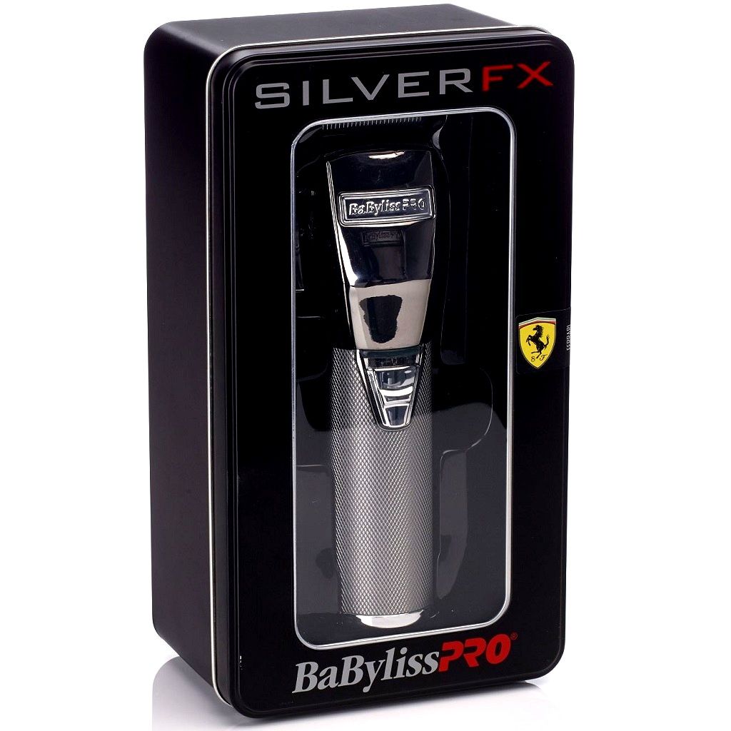 BabylissPro® SilverFX Metal Lithium-Ion Clipper- Silver