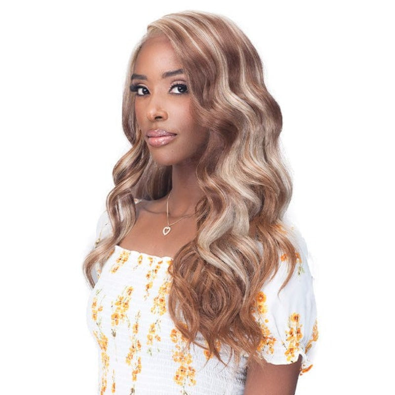 Bobbi Boss Swoop Part Premium Synthetic HD Lace Wig- Stefania