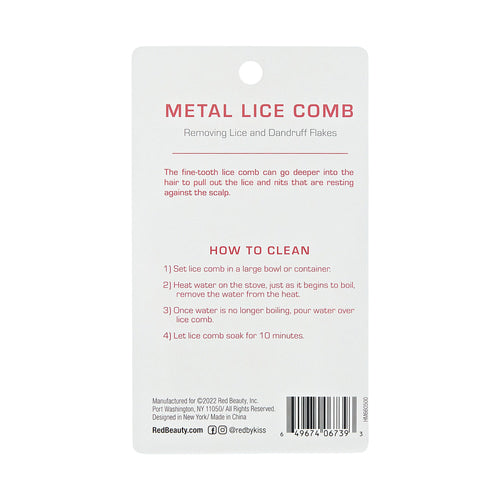 RED BY KISS METAL LICE COMB