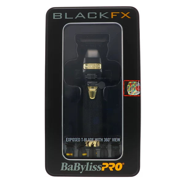 BABYLISS PRO BLACK-FX EXPOSED T-BLADE WITH 360 DEGREE VIEW