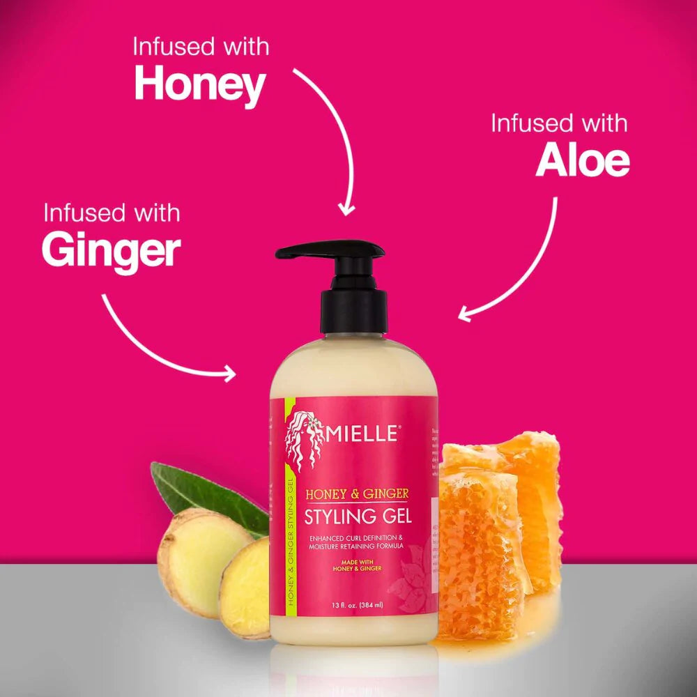 Mielle Honey & Ginger Styling Gel- 13 oz