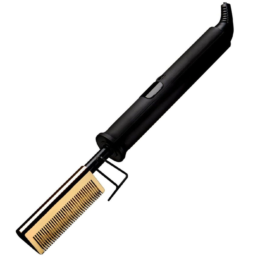 RED Hot Styler Pressing Comb Fast Heat With Temperature Control
