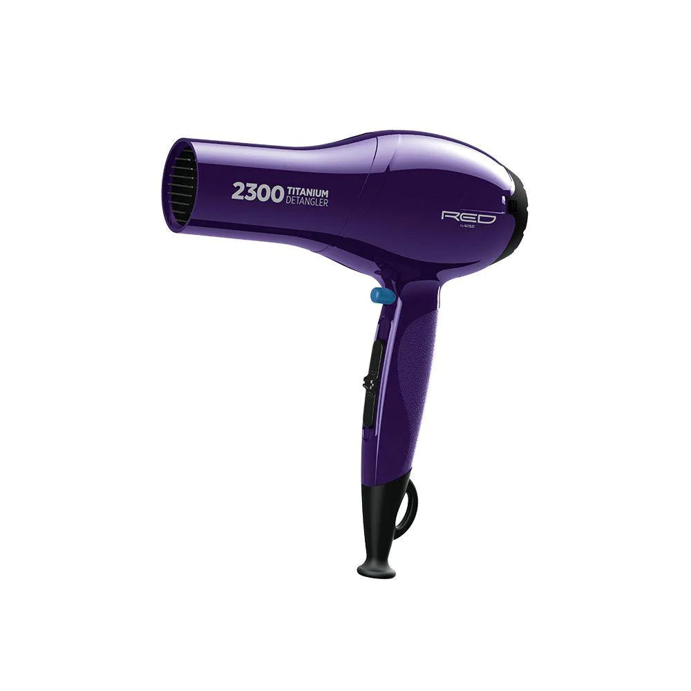 Red by Kiss 2300 Titanium Detangler Hair Dryer 