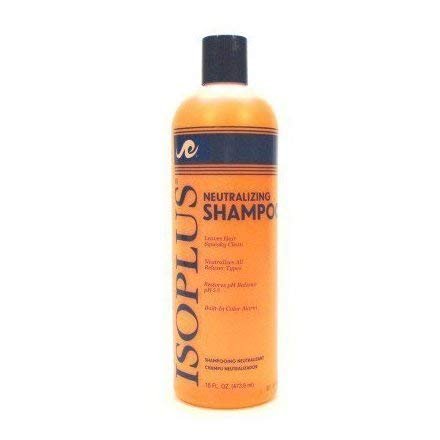 ISOPLUS Neutralizing Shampoo, 16 fl oz., Removes residue, ph level, leaves hair clean, hair relaxers, neutralizes, conditioner, hair conditioner, ph balance