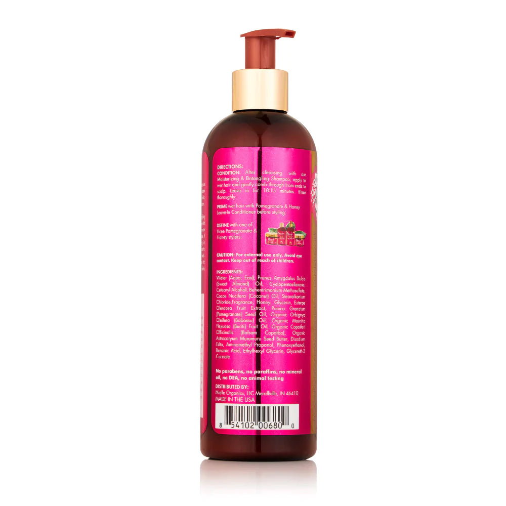 MIELLE POMEGRANATE & HONEY MOISTURIZING & DETANGLING CONDITIONER - 12 OZ