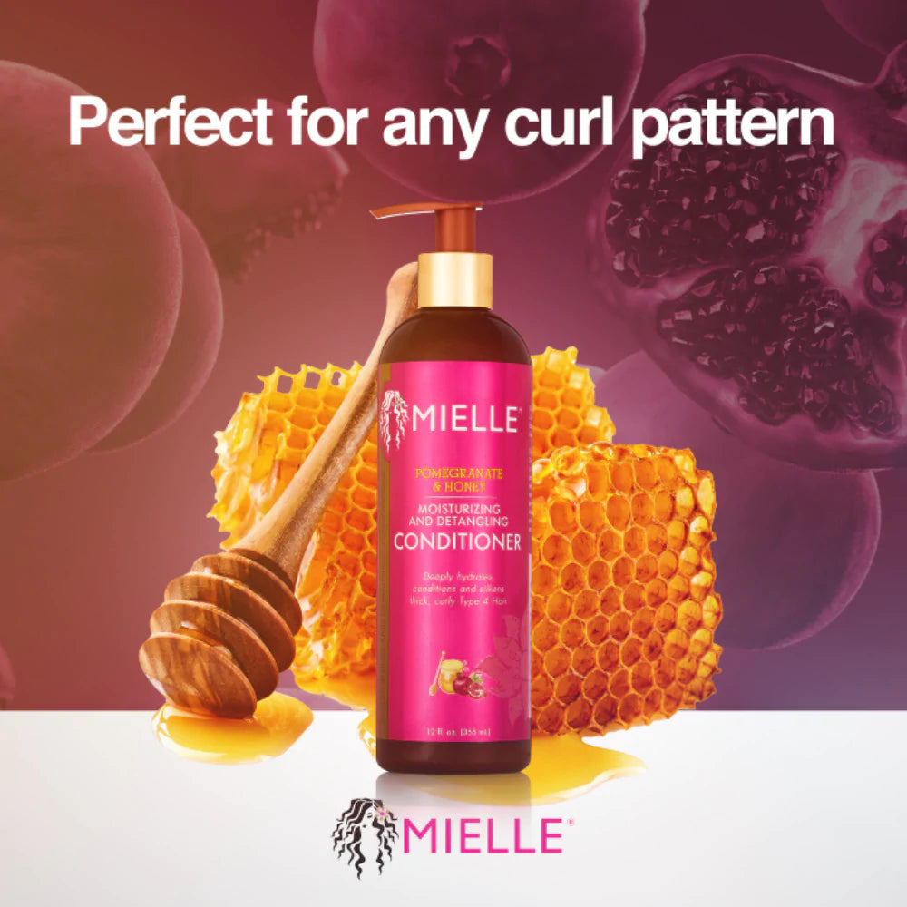 MIELLE POMEGRANATE & HONEY MOISTURIZING & DETANGLING CONDITIONER - 12 OZ