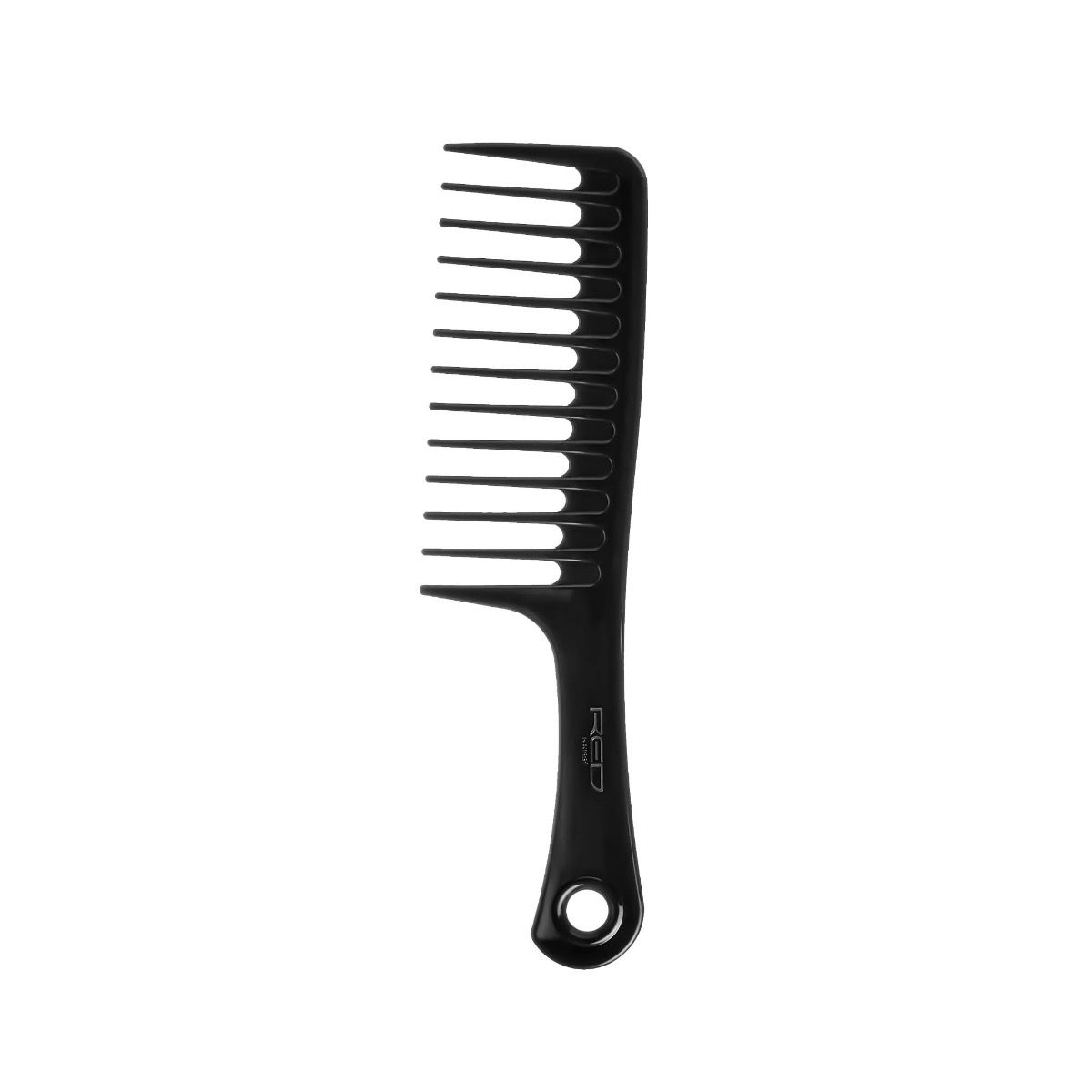 (HM36) RED SHAMPOO COMB - BLACK