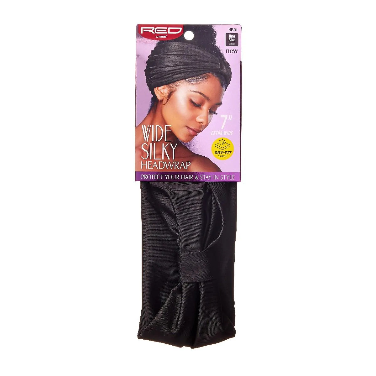 Red Wide Dry Fit Headwrap
