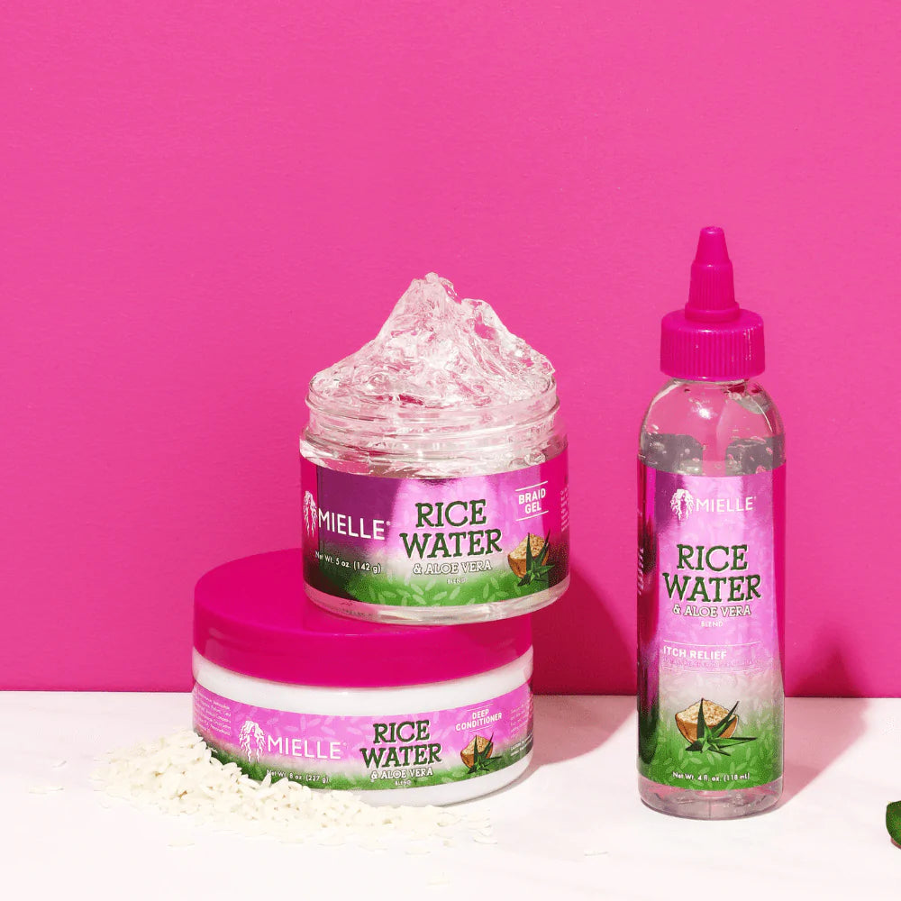 MIELLE RICE WATER COLLECTION ITCH RELIEF FOR SCALP IRRITATION- 4 OZ