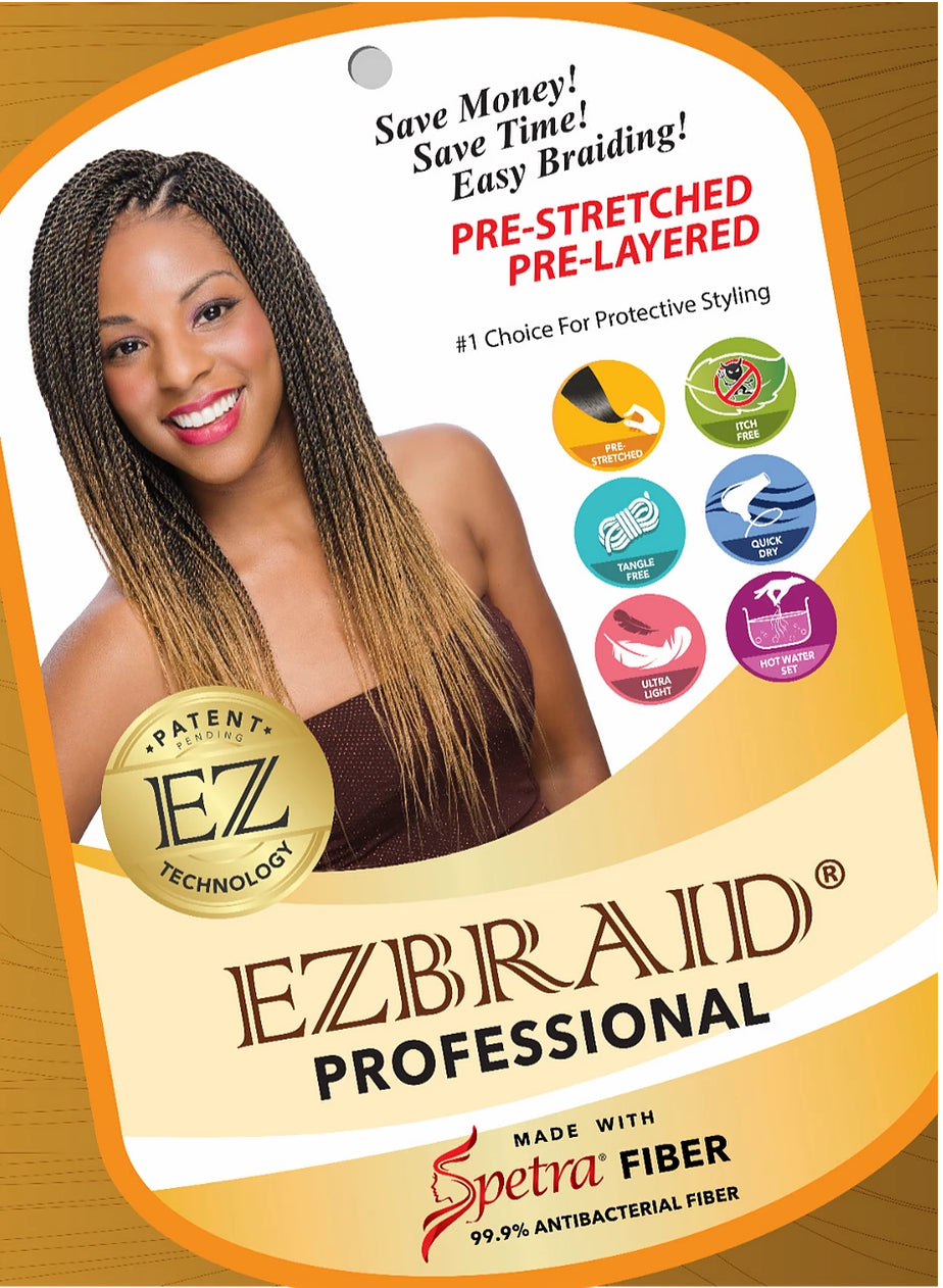Spetra Ez Braid Pre-Stretched Braiding Hair - 6 Pack