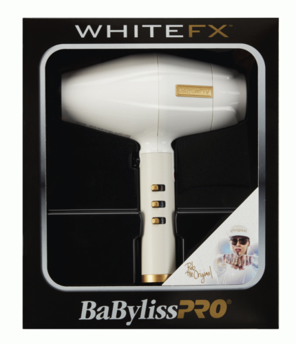 BABYLISS FOR BARBERS DRYER WHITE 1074108456496