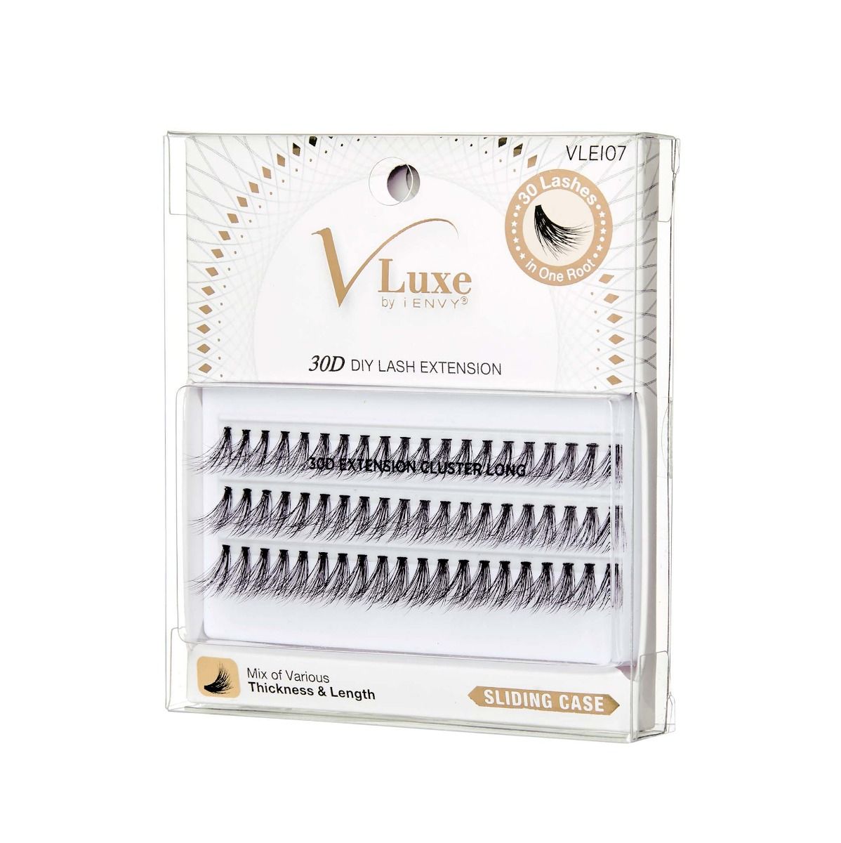 V LUXE 30D DIY LASH EXTENSION CLUSTER LONG