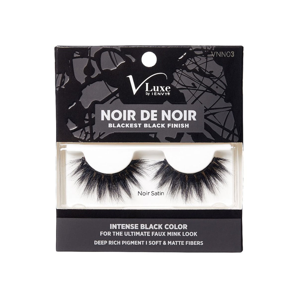 I-Envy VLuxe Noir De Noir Black Black Finish Ultimate Faux Mink Lashes