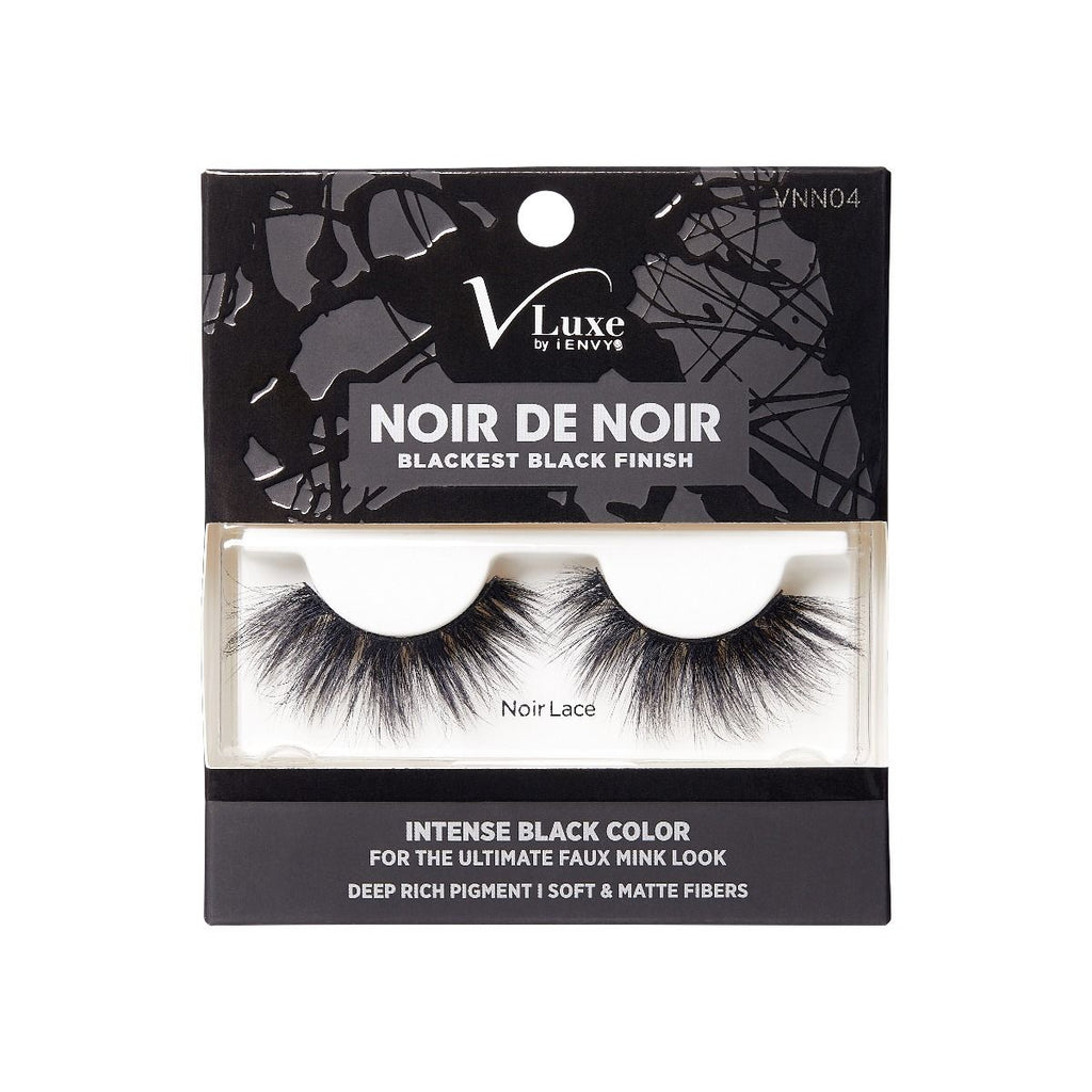 I-Envy VLuxe Noir De Noir Black Black Finish Ultimate Faux Mink Lashes