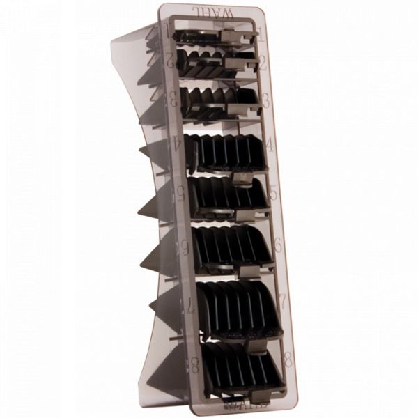 WAHL 8-PACK CUTTING GUIDES (WITH FREE ORGANIZER)